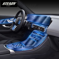 For Mercedes Benz EQC 350 400 2020-2023Car Interior Center Console Transparent TPU Protective Film A