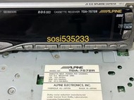 日本ALPINE TDA-7572R錄音帶主機搭12片裝換片箱組合