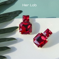 Her Lab Jewelry | LISA  หลากสี พรีเมี่ยมที่มีคุณภาพสร้างสรรค์ปฏิบัติ S Tud E Arrings จี้ต่างหูต่างหูของผู้หญิงสำหรับสวมใส่ตอนเย็น D-รูปต่างหูเกาห ส่งเสริมการขาย พื้นฐาน ป้องกัน