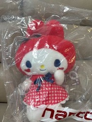 Melody 公仔 紅色格仔