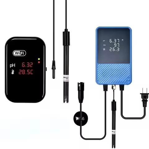 110-240V Caperplus Aquarium Q2 PH Temperature TDS 3 In 1 Intelligence Monitor Detector WIFI APP PH D