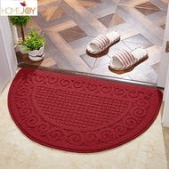 Door mats, carpets, floor mats, semi-circular floor mats, non-slip living room bathroom mats, bedroom ring hair kitchen mats