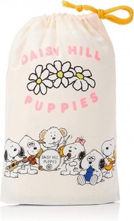 史諾比 - 日本製Snoopy史諾比袋史努比束帶袋 (Daisy Hill Puppies white) 旅行儲物袋/多用途包/小袋/小配飾包 平行進口