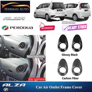 HermanAuto Perodua Alza Old 2013-2021 Car Air Outlet Frame Cover Garnish Accessories