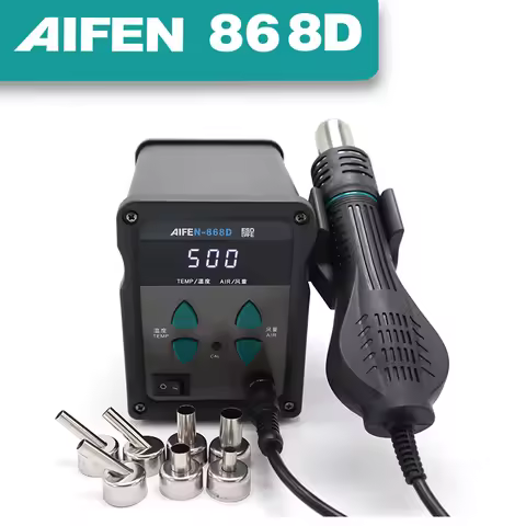 AIFEN-868D Stasiun Udara Panas 700W LED Digital Solder Besi Pematrian Ulang Stasiun Solder Pistol Pa