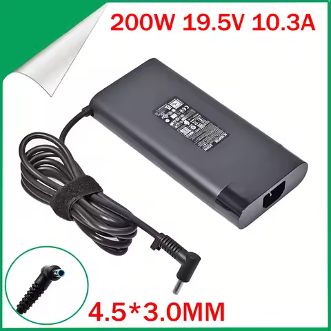 19.5V 10.3A 200W 4.5*3.0MM Ac Adapter Laptop Charger For HP TPN-LA21 TPN-LA20 L73385 L75881-001 L748