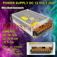 Power Supply JC-250-12 DC 12V/12 VOLT 20.8A/20.8 Ampere 250W/250 Watt