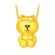 CHOW TAI FOOK LINE FRIENDS Collection 999 Pure Gold Pendant - Choco R21478