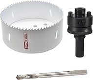 MaxTool 3PCs 8-1/16" BI-Metal Hole Saw 205mm HSS M42 Cobalt Bimetal Holesaw Arbored/Mandrel Pilot Dr