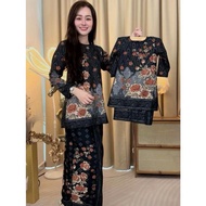 [JAWARI] Baju Raya Corak Glory Kurung Kedah Set Sedondon Ibu dan Anak