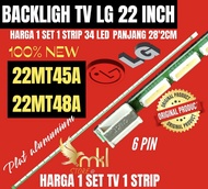 BACKLIGHT TV LED LG 22 INCH 22MT45A 22MT48A BACKLIGHT TV 32" INCH