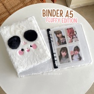 (A5 Size) Binder Photocard A5 Fluffy Edition - Bibimcat Album PC Photocard Cute Fur Puppy Series Pho