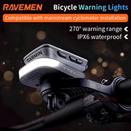 Ravemen fr160 fr300 road bike headlight bike light code meter integrated warning daytime running lig