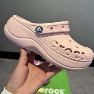 💯全新Crocs卡駱馳cross雲彩洞洞鞋 增高女鞋 戶外沙灘鞋 包頭兩穿涼鞋