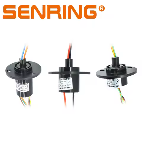 OD 22mm Mini Slipring 2/3/4 6/8/12/18/24 Channels 2A Current 5A /10A Gold to Gold Contacts Capsule S