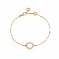 BVLGARI BVLGARIBVLGARIBaby系列嵌貝母圓餅手鏈18K玫瑰金/白貝母S-M碼玫瑰金18K手鍊／手環