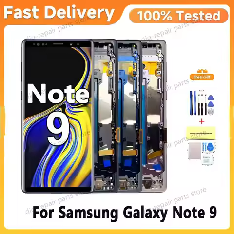 TFT/AMOLED Display For Samsung Galaxy Note 9 LCD Display Touch Screen Digitizer Assembly For Samsung