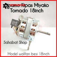 DINAMO MESIN KIPAS ANGIN WALLFAN DINDING BESI 18 INCH TORNADO MIYAKO