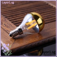 LAYOR LED Light Bulb, semi-plated Warm White Crystal Light Bulb, 2023 4W Candle E12/E14/E26/E27 Cand