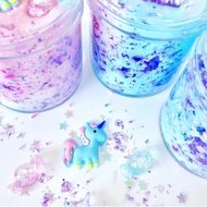 60ml/Box Unicorn Slime Fluffy Foam Clay DIY Soft Cotton Charms Fidget Kit Cloud Toys For Kids Stress Relief