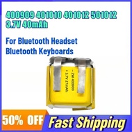 400909 401010 401012 501012 3.7V 40mAh Rechargeable Batteries for Bluetooth Headset Bluetooth Keyboa