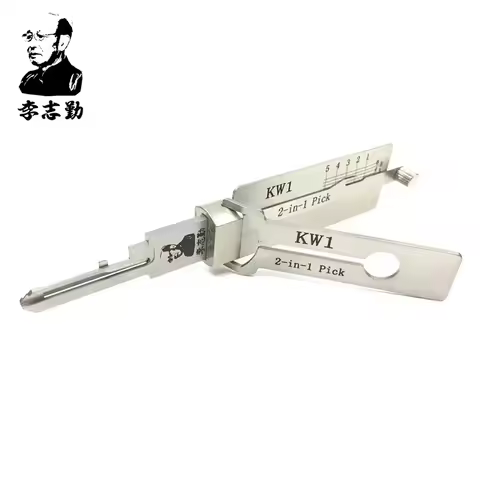 Lishi KW1 2-in-1 Pick & Decoder locksmith tool for Kwikset 5-Pin Keyway