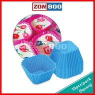 Jelly Mould / Muffin Cup / Pudding Cup  Acuan Jelly Square KA6 Jelly Cup // Acuan Jeli 10PCS
