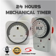 [ SIRIM ] DLX/EUROSAFE 13A 24Hours Plug In Timer Switch Plug Timer Socket Timer Plug 定时开关插座