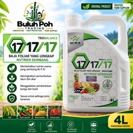 Baja Foliar WIRA 17/17/17 4LITER/Baja Wira/Fast Growth