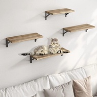 MARISAR Bathroom Accessories Wooden Wall Shelves Shelves Supplies Simple Design Solid Wood Wall Hang