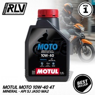 MESIN Motul MOTO 4T SAE 10W-40 Mineral Motorcycle Oil - Motorcycle Engine Oil Lubricant Suitable for