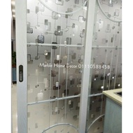(Free pos) 90cm x 3m glass tinted frosted tanpa gam high quality privacy