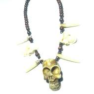 Ethnic Skull Necklace for Men, Dayak Necklace Variation for Men and Women