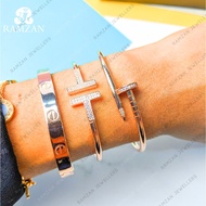 Gelang Cartier Emas 916 Tulen