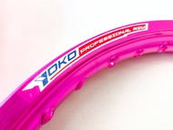 วงล้อ YOKO โยโก สีชมพู (Pink PanTher) แพ็กคู่ ขอบ17 1.40 ขอบ17 1.40