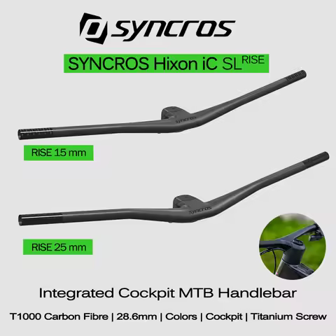 SYNCROS Integrated Cockpit MTB Handlebar HIXON IC SL RISE For Sparks Frame 4/5 degree Rise 15mm/25mm