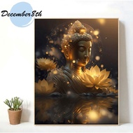 Coloring by numbers Digital oil painting READY FRAME December8th Collection of Buddhist anime landsc
