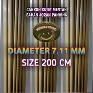 Premium Best Seller Carbon Sutet Mentah 7.11Mm - 200Cm Series Kode 456