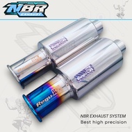 REGU 06R SHORT Straight Flow Exhaust Exoz Muffler