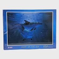 【台製拼圖】HM520-111 夜光-可愛海豚 (520片)