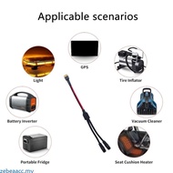 zebeaacc 12AWG XT60 Female to Twin DC8mm 7 9x0 9mm Cable for Power Station Solar Panel