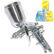 TEKIRO Spray Gun K350 Kit HVLP Nozzle 0.8mm Air Spray Gun Spet Alat Semprot Cat Tabung Atas 200cc Pr