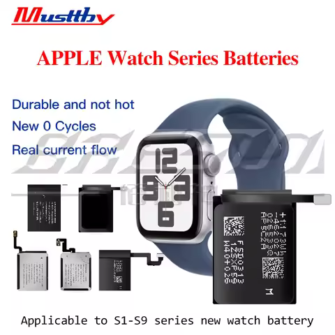 10PC/1box Apple watch battery replacement 1-9 st generation apple iwatch battery repair s2 s1 s4 s5 