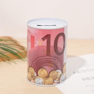 Jenniferdz Kotak Uang Silinder Kreatif Tahan Lama Koin Hias Euro