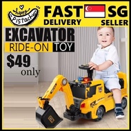 Excavator ride on kids rideon toys car Manual Operated Excavator Ride On Toy truck