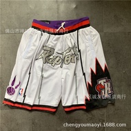 Basketball Pants Raptors White Retro Shorts Basketball Sport Pants Ebay 【RY】