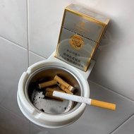 Ashtray Wall-mounted Punch-free Toilet Ashtray Bathroom Household Stainless Steel Internet Celebrity Cute Decoration