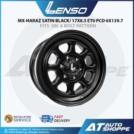 Lenso MX-Haraz Satin Black 17x8.5 ET0 6x139