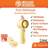 【JisuLife x Butterbear】Pro1 5000mAhHandheld Fan High Speed ​​Energy Saving 100 Levels of Wind Adjust