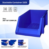 1525 KTK Plastic Stack Storage Bin | Box | Stackable | Organizer | Organization | Container | Cabine
